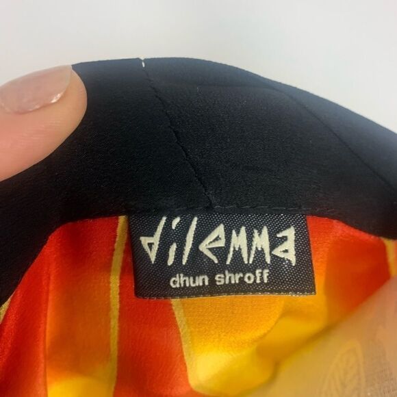 Vintage Silk Art to Wear Retro 70’s Geometric Kabuki Jacket - Picture 8 of 15